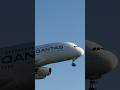 Qantas Airbus A380 Landing London Heathrow Airport Qantas Airbusa380 A380 Heathrow Shorts