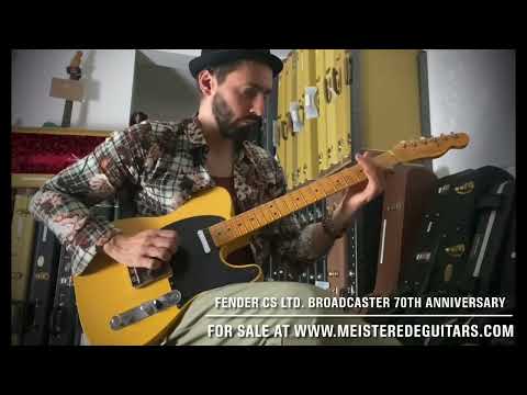 For sale at www.MEISTEREDEGUITARS.com - 2021 Fender CS Broadcaster 70Th anniversary LTD. Edition