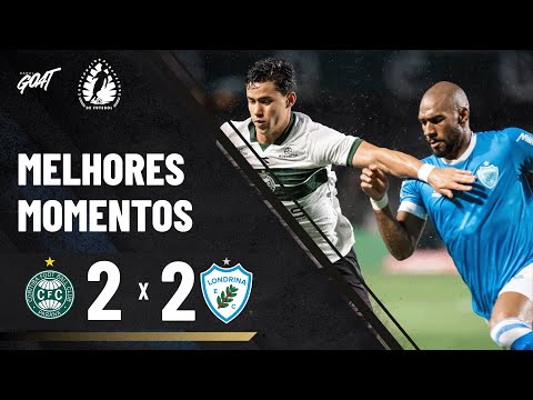 Gols e lances de Coritiba x Londrina