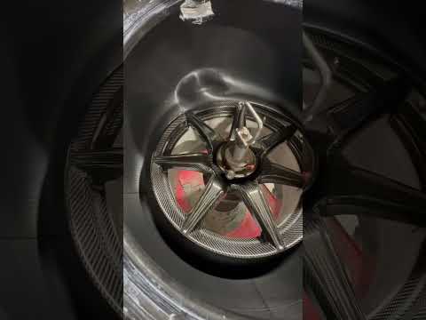 Carbon Fiber Wheel Tire Install #shorts