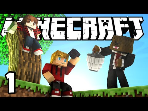Lachlan - Minecraft SkyBlock Survival Episode 1! w/Mitch & Jerome