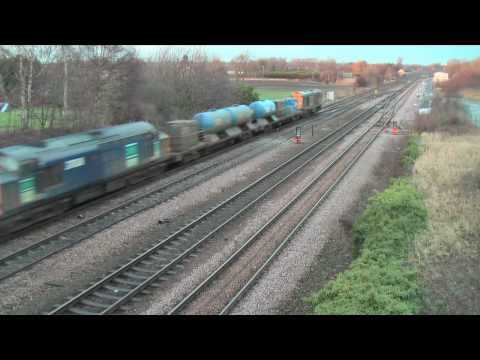 20303 and 37038 on 3S14, 11:00, Grimsby - Malton RHTT