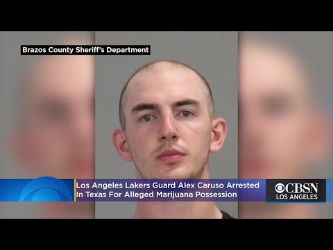 Lakers' Alex Caruso Arrested In Texas For Alleged Marijuana Possession