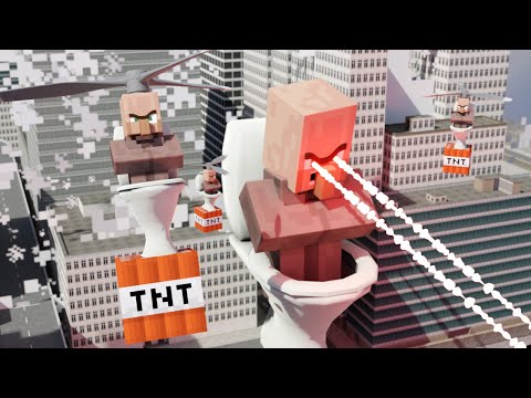 Bukaka Meme - Skibidi Toilet Minecraft Villager 3