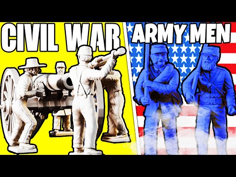 I built the CIVIL WAR in Army Men...