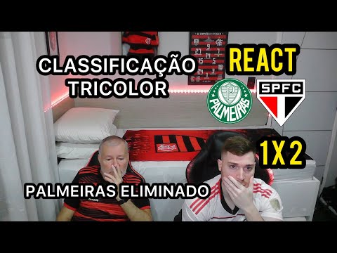 REACT  - Palmeiras 1 x 2 São Paulo | Copa Do Brasil 2023. CLASSIFICAÇÃO TRICOLOR!!