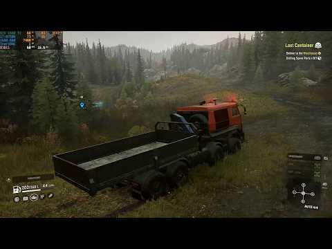 SnowRunner Walkthrough Part 28 - "Lost Container" [2160p60]