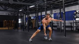 One Arm Kettlebell Lateral Lunge exercise video thumbnail