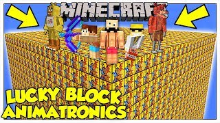 LA SFIDA DEI LUCKY BLOCK GIGANTI DEGLI ANIMATRONICS! - Minecraft ITA