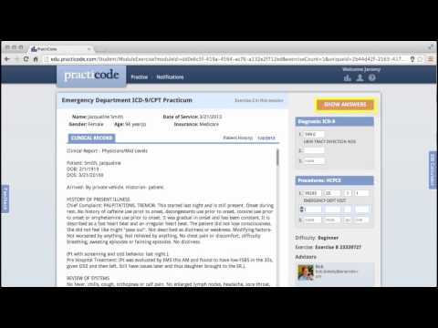 An introduction to Practicode: Medical Coding Practice Software.