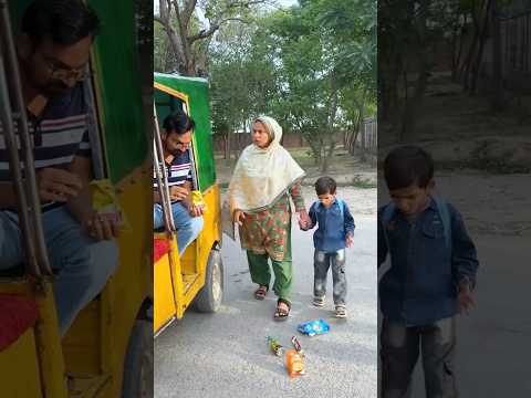 Kia rickshaw waly k sth theek hua #ytshorts #funny #entertainment