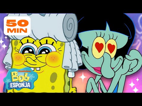 Bob Esponja | ¡Las Mejores Transformaciones de Bob Esponja en Fondo de Bikini! 💄 | Bob Esponja