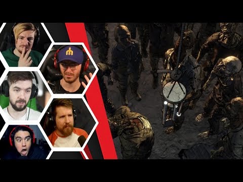 Let's Players Reaction To The Wind Chime Moment With The Zombies | The Walking Dead: Broken Toys