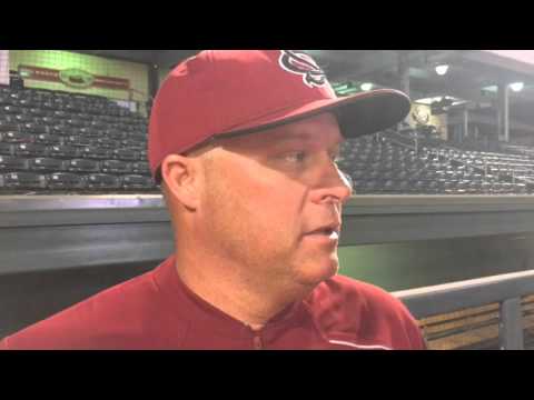 Chad Holbrook speaks after USC pounds Furman