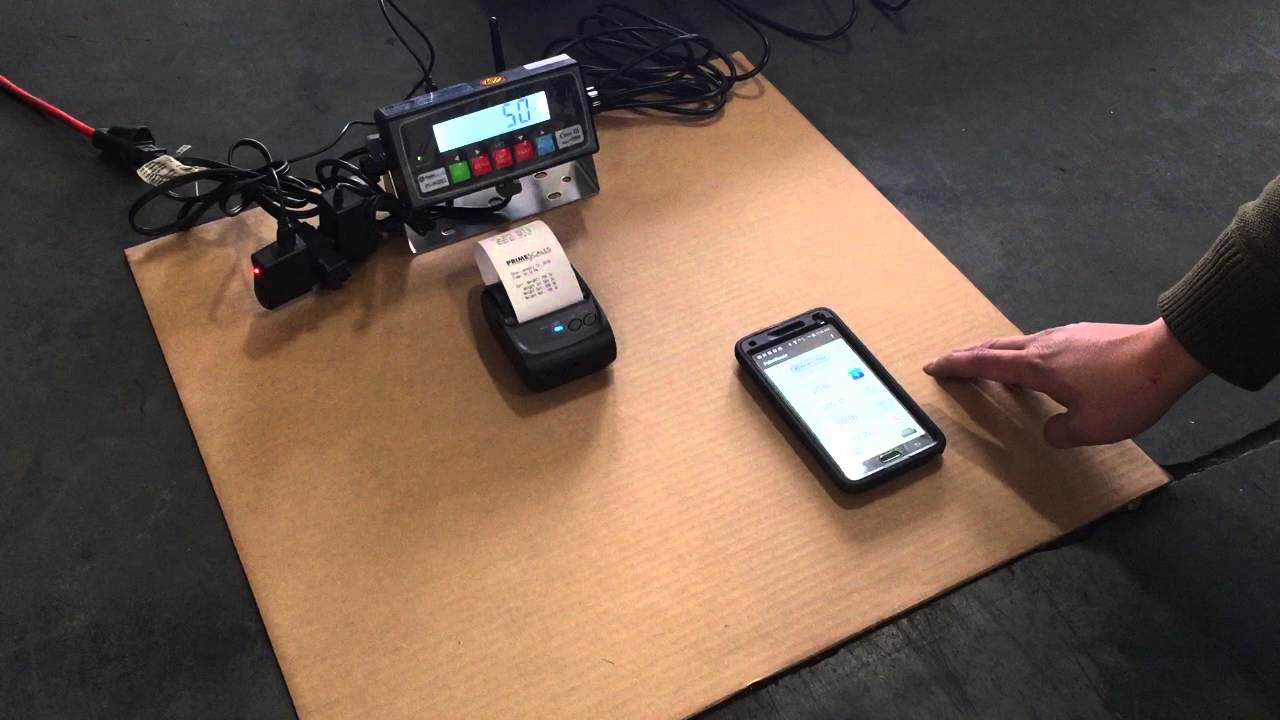 Prime Scales Bluetooth Scale with Bluetooth Printer