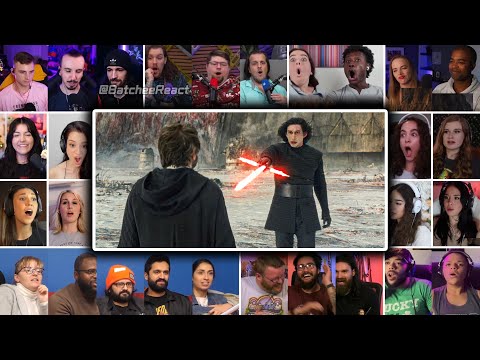 Kylo Ren vs Luke Skywalker | Star Wars: The Last Jedi (2017) Reaction Mashup