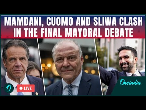 Final NYC Mayoral Debate LIVE | Mamdani Vs Cuomo Vs Sliwa CLASH For One Last Time | NYC Mayor LIVE