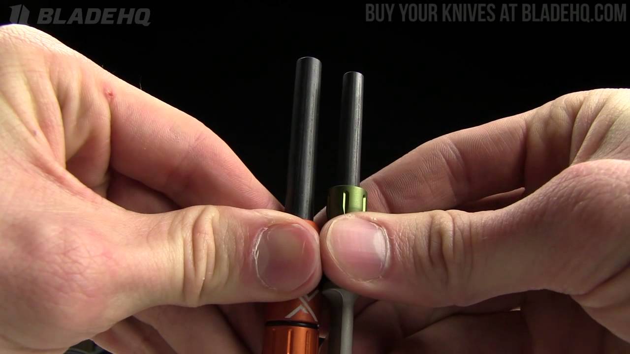 Exotac nanoSTRIKER XL Fire Starter Ferro Rod Ultra-Portable Keychain (Gunmetal)