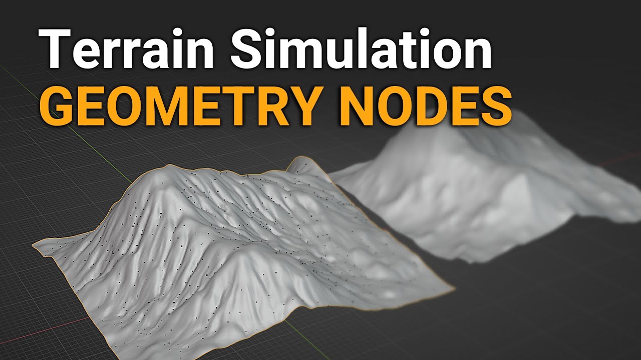 Terrain Simulation with Geometry Nodes - Project Heist