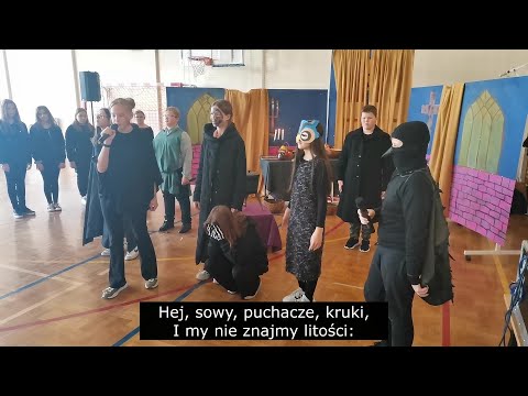 Inscenizacja szkolna - Dziady cz. II, Wisznice 2022.