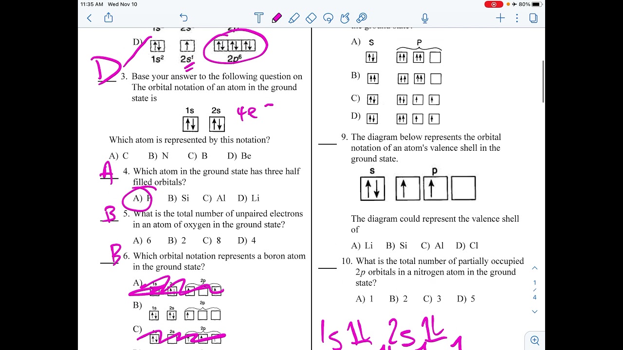 Advanced Electron Configuration Practice