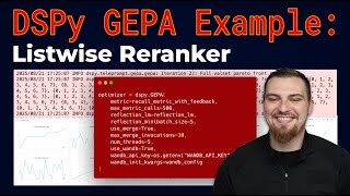 DSPy GEPA Example: Listwise Reranker
