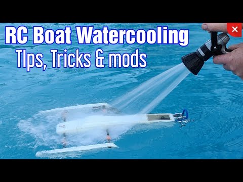 RC Boat Brushless Water Cooling Tips, Tricks & Mods - Mini Outrigger Water cooling