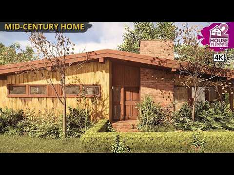 Saving an Abandoned Mid-Century Modern Home | House Flipper 2