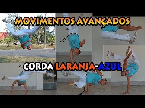 10 Movimentos e golpes Avançados da Corda Laranja-Azul (Mestre Koioty Capoeira Herança de Zumbi)