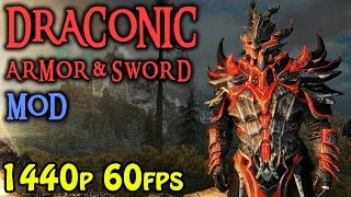 Skyrim Special Edition - Draconic Armor & Greatsword mod (PC & Xbox One)