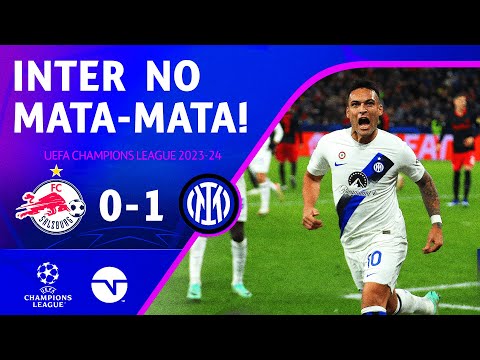 Gols e lances de Red Bull Salzburg x Internazionale