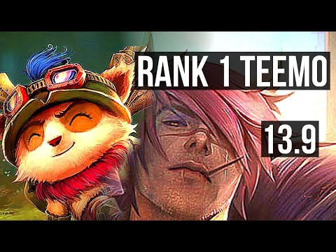 TEEMO vs SETT (TOP) | Rank 1 Teemo | TR Grandmaster | 13.9