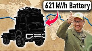 Mercedes electric heavy truck being built