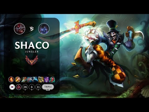 Shaco Jungle vs Sylas - KR Grandmaster Patch 13.9