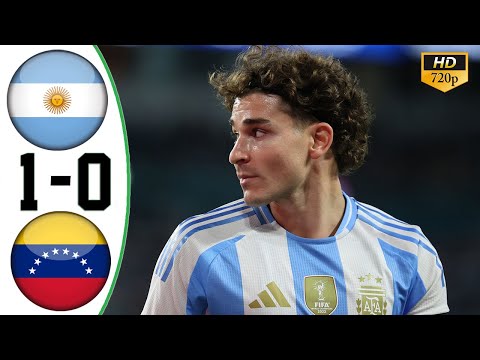 Gols e lances de Argentina x Venezuela
