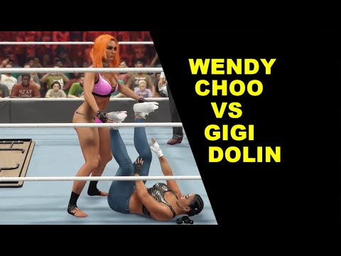 WWE 2K23 Wendy Choo vs Gigi Dolin - No Holds Barred Match