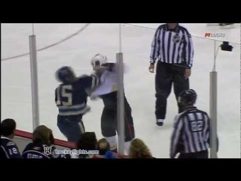 Sheldon Brookbank vs Derek Dorsett Round 1 Oct 30, 2011 - Anaheim feed