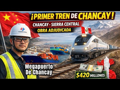 Mega trains to the Megaport of Chancay become a reality in Peru! - 2026