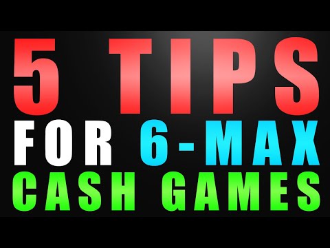 5 HACKS To CRUSH Online 6-Max Cash Games!