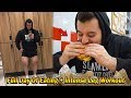 FULL DAY OF EATING | BULKING DIET | INTENSE LEG WORKOUT