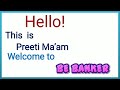English Spoken Classes Preeti Mam English English Short Word In Translation Spoken Basic Se Sikhiye