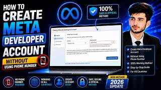 How to Create Meta Developer Account Without Phone Number | 2026 Complete Guide