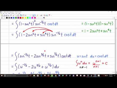 MATH 2414 - Trig Integrals