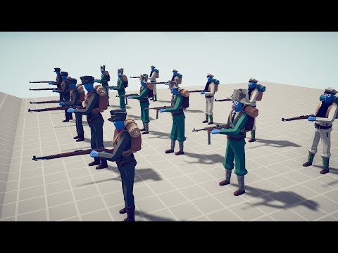 BRITISH ARMY vs ITALIAN ARMY | Totally Accurate Battle Simulator - TABS
