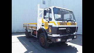Mercedes-Benz SK 1617 Top NEw tyres steel lames 204'km flak lastbil | Bild 4 - Autoline