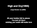 high and dry Jorge Drexler