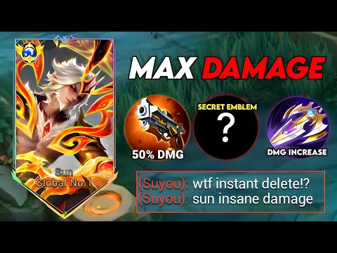 I'VE FOUND THE MAX DAMAGE SUN ABUSE TRICK! (play sun now) | SUN BEST BUILD 2026