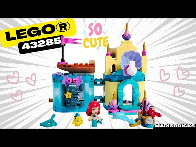 Vídeo relacionado con LEGO | Princesas Disney Mini Palacio Mágico de Ariel - Castillo de Juguete de La Sirenita con Micro Muñeca - Figuras de Animales de Sebastián y Flounder - Regalo para Niñas de 5+ Años - 43285