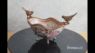 Porcelánová miska s ptáčky