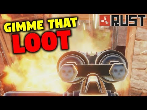 TRAPPED! | Rust RAIDING TILL I GET THE SPAS 12!